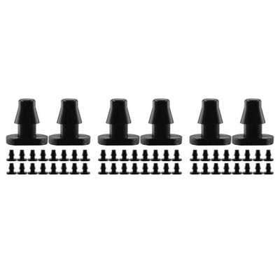 Set of 3 Tropfbewässerungs-endverschluss Endkappe Mit Widerhaken