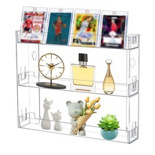 UNICRAFTALE 3 Tier Trading Card Display Shelves for Wall Acrylic Card Display...