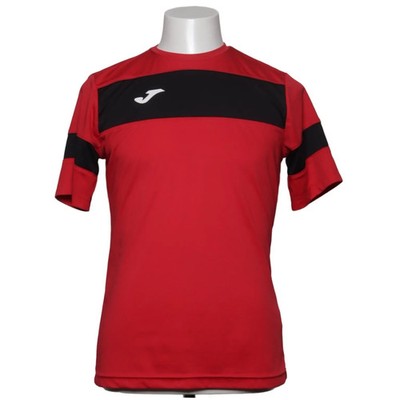 Joma, Fußball Trikot, Größe: M, Rot/Schwarz, Polyester, Streifen, Herren #ZFg