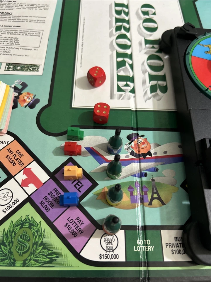 1992 Go For Broke Board Game by Selchow & Righter In Great Condition Vintage CIB - Image 3 of 4