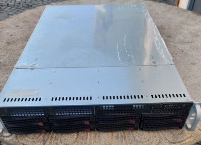 Supermicro CSE-825TQC 2HE / 8xLFF / 2x740W PSU 80+ Platinum / Rack-Schienen