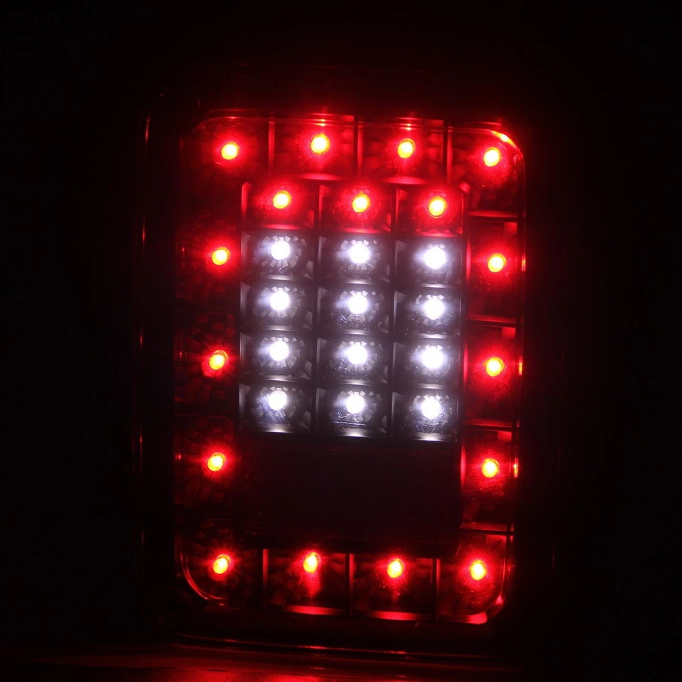 Juego de luces traseras LED cromadas Anzo EE. UU. para Jeep Wrangler JK 311203 Foto 2 de 3