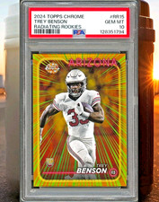 2024 Topps Chrome - Trey Benson (RC) Radiating Rookies CASE HIT #RR-15 PSA 10