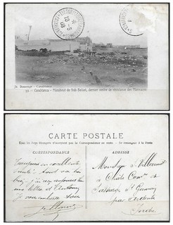 Carte Postale Ancienne MILITAIRE du MAROC 1908