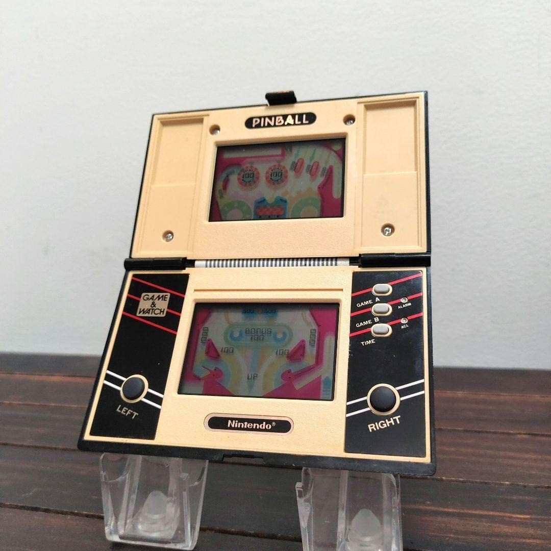 NINTENDO GAME AND WATCH Pinball PB-59 1983 Vintage Tested Working