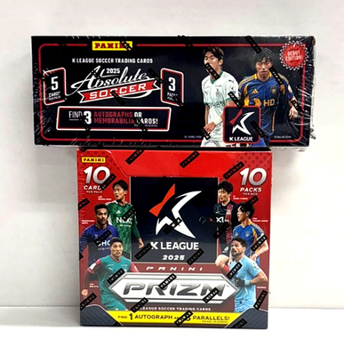 2025 Panini Absolute & Prizm Soccer K League Factory Sealed Hobby