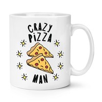 VerrüCkte Pizza Mann Stars 284Ml Becher Tasse Fast Food Lustiger Witz