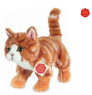 Teddy Hermann Katze Sitzend 918387 - Teddy Hermann Glückskatze 18cm
