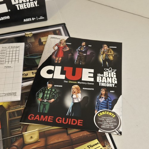 CLUE The Big Bang Theory Edition Board Game 2013 VGC **COMPLETE** - Picture 9 of 10