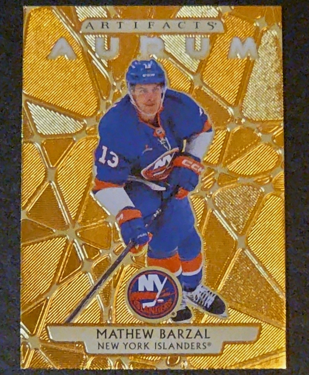 Upper Deck Artifacts Aurum Mathew Barzal New York Islanders #A-12 Insert