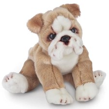 New BEARINGTON COLLECTION Plush Toy ENGLISH BULLDOG Stuffed Puppy Dog Plushie