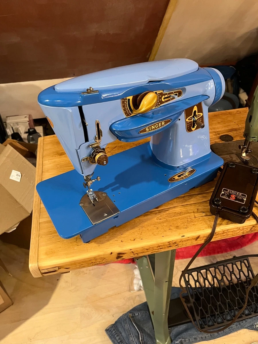 Blue Vintage Original Collectible Sewing Machines for sale | eBay