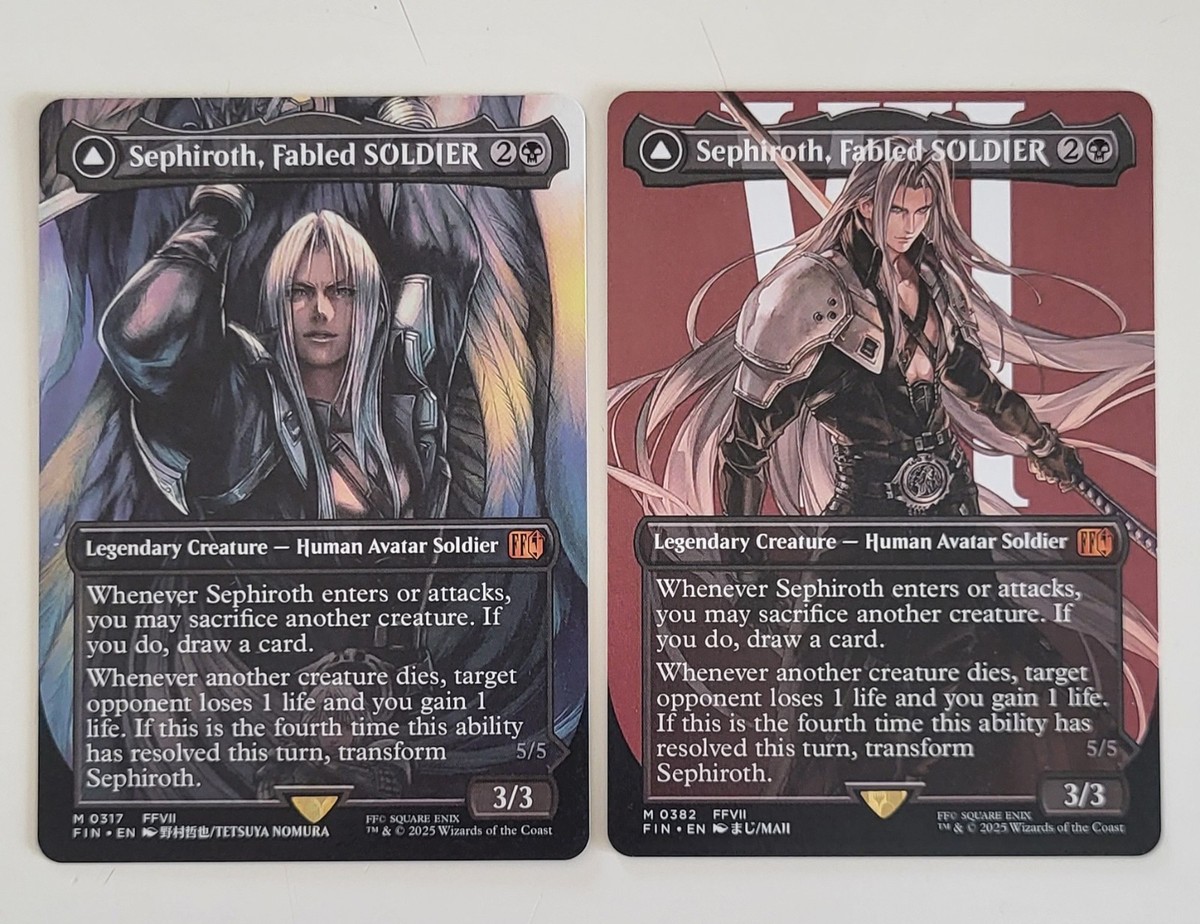 Bundle Sephiroth Fabled SOLDIER/Sephiroth One-Winged Angel Final