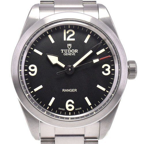 with paper TUDOR Ranger 79950-0001 black Dial Automatic Men's ...