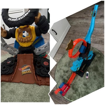 Hot Wheels Monster Truck Power Smasher Gorilla T-Rex Set & Weitere Monster