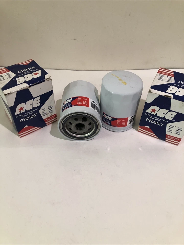 ACE PH2827 发动机机油过滤器适用于 200SX M30 Q45 J30 Squarback Thing Karmann 2-Pk — 第 2/4 张图片