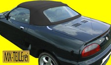 MGF MG- TF Capote in Tessuto Capote in Tessuto Nero Tetto NERO NUOVO 1A Qualità