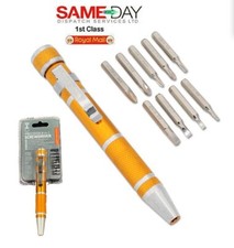 9 IN 1 Precision screwdriver bit set - for small electronics glasses & jewellery