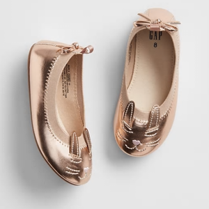 rose gold little girl dress shoes