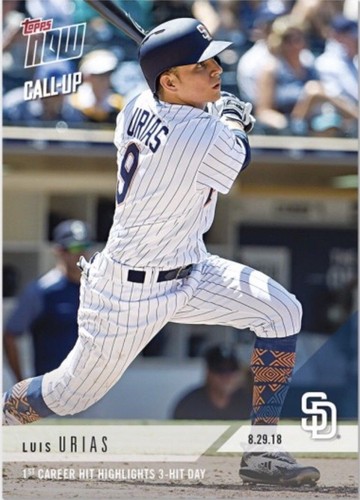2018 Topps Now 658 Luis Urías