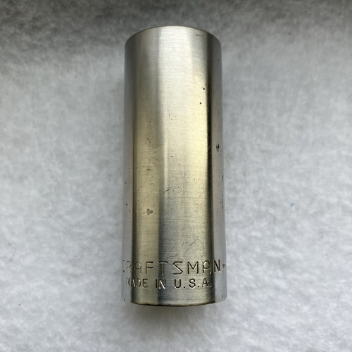 Craftsman VV 43337 3/8 drive Deep Socket 3/4 Chrome 6 Pt USA Lifetime Warranty
