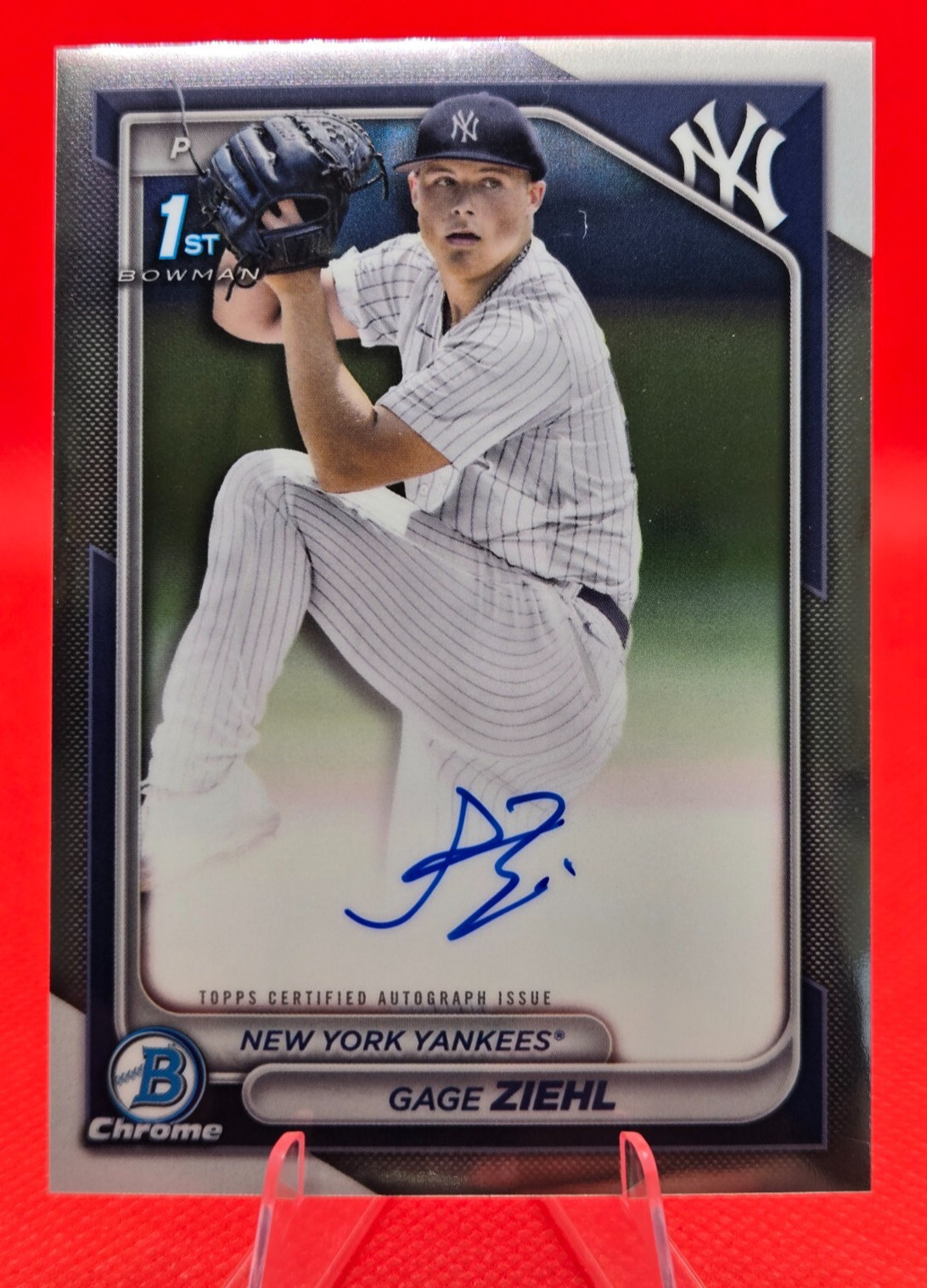 2024 Bowman Draft Gage Ziehl 1st Bowman Chrome Auto
