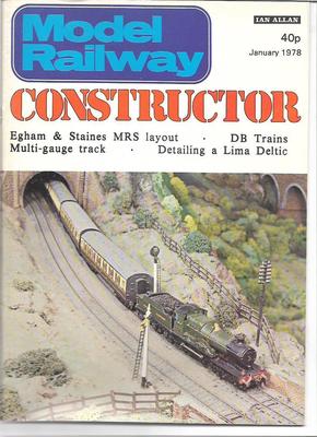 Model Railway Constructor January 1978 DH