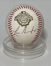 LUIS GONZALEZ AUTOGRAPHED SIGNED 2001 WORLD SERIES BASEBALL JSA CERTIFIED