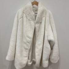 I.am.gia White Fur Coat
