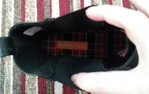 BN ROCKET DOG Ladies Smart Black CAMILLA BROMLEY Biker Combat Style Boots UK 8 - Picture 6 of 12