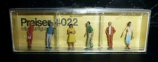 Preiser, Vintage, New Package, Item# 4022, HO scale, Group of Standing People, 6