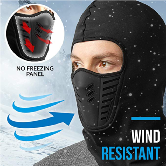Black Neoprene Full Face Mask Waterproof Cold Weather Rothco 1255 for ...
