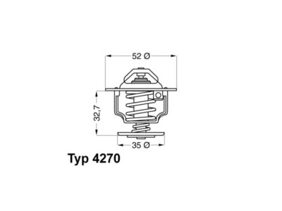 BorgWarner (Wahler) 4270.88D Thermostat, Coolant for Ford Mazda Volkswagen New
