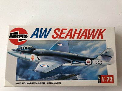 Airfix 1/72 AW Seahawk Open Box Complete Model Airplane Kit 02097