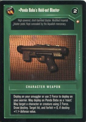 Star Wars CCG Special Edition Ponda Baba's Hold Out Blaster