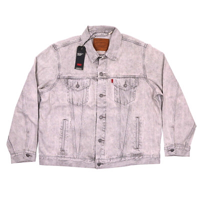 LEVI STRAUSS & CO. Premium Vintage Fit  Trucker Jacket  Gray. Men's Small. *
