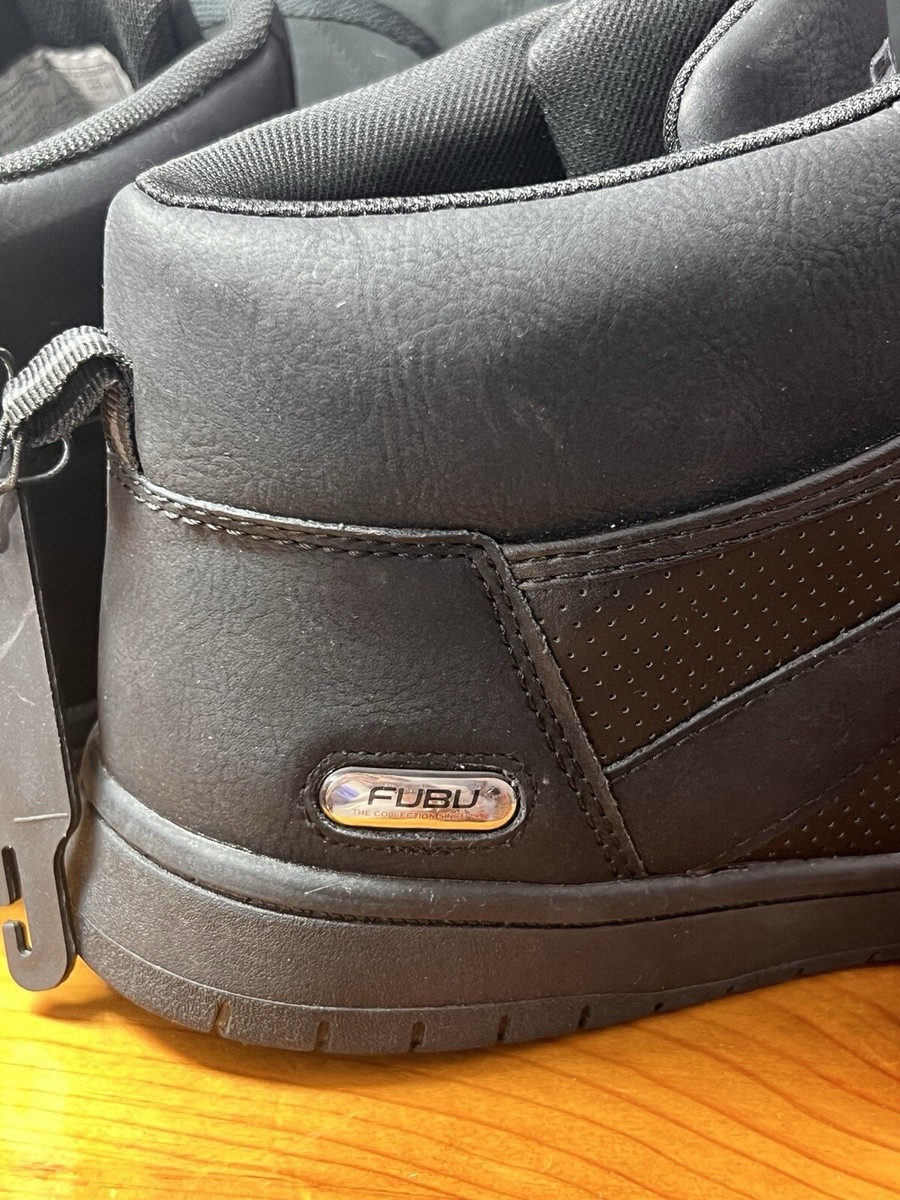 FUBU MNFB48DP001 Sintetico Black Men's Sneakers Size 12 Padded | eBay
