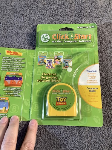 New Leap Frog Click Start My First Computer Software Disney Toy Story Math - Picture 3 of 3