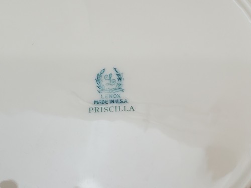 Lenox China PRISCILLA Luncheon Plates 9" - Picture 3 of 4