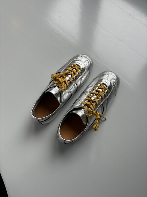 【関税込み】Dries Van Noten シルバー メタリック スニーカー Dries Van Noten Silver Metallic Sneakers | eBay