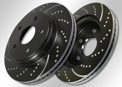 EBC Turbo Groove Brake Discs Front Axle Brake Disc GD1850