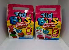 2 TIDBITS PLAY FOOD SUPRISE ERASERS BOX COLLECTIVES