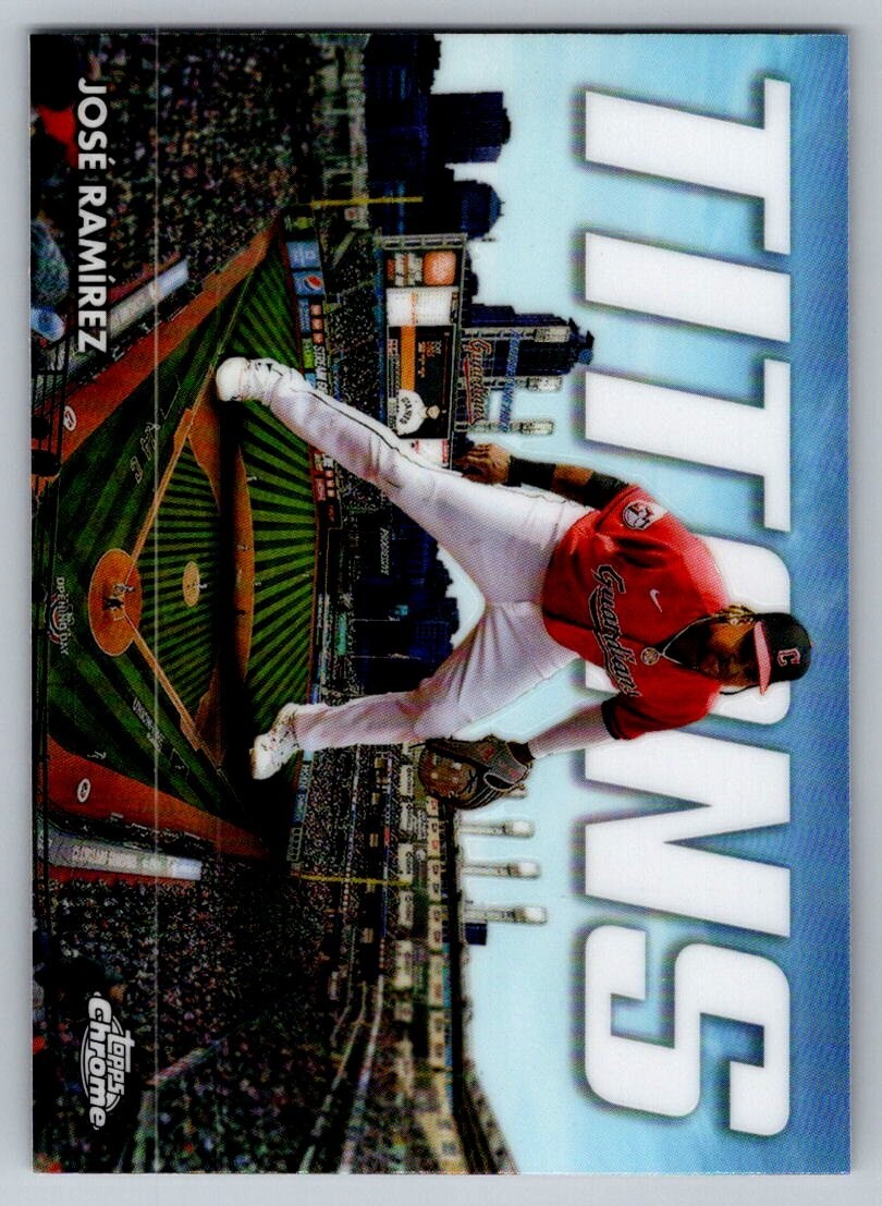 2023 Topps Chrome Titans Jose Ramirez CT-8