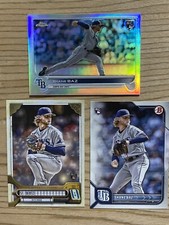 2022 Topps Gypsy Queen 91 Shane Baz    Tampa Bay Rays RC & #421 CHROME VARIATION