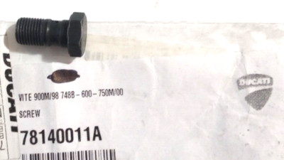 Ducati Brake Hose Bolt NOS 78140011A (L-8769) | eBay Ducati Brake Hose Bolt NOS 78140011A (L-8769) | eBay
