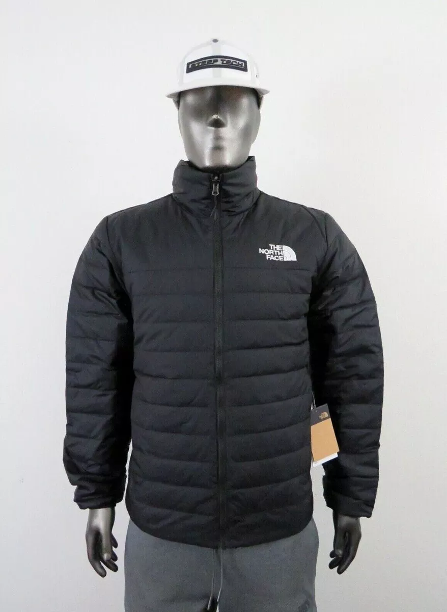 Chaqueta tampón negra para hombre The North Face Minoqua (Flare 2) aislada  550 p