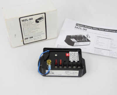 AC/DC Industries MZL-90 Ignition Sensing Delay Timer with 6-Fuse Panel