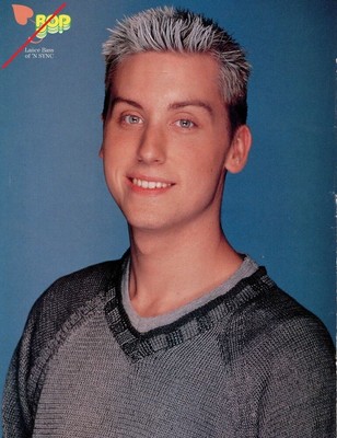 Lance Bass pinup 12/99 Bop mag cover Britney Spears 98° Justin Timberlake photos