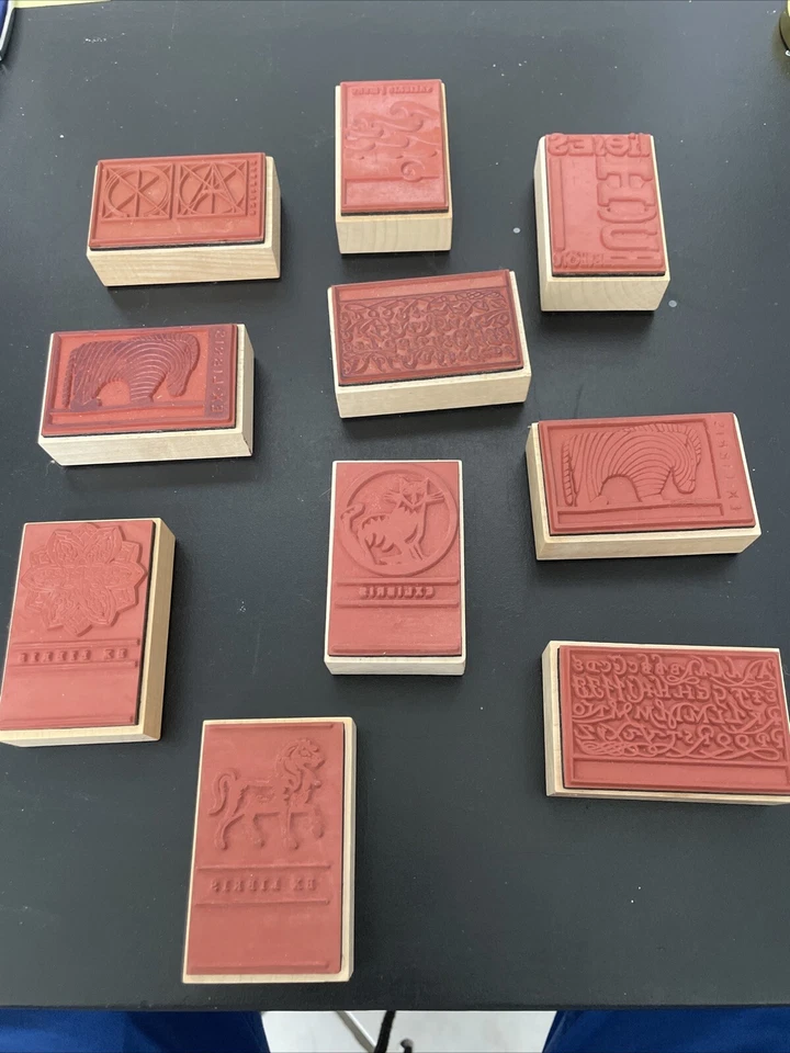 Exlibris Ex Libris Stempel Konvolut - Bild 2 von 4