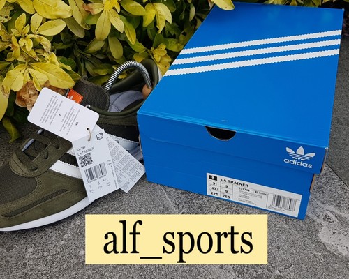 ❤ Scarpe da ginnastica Adidas Originals ® LA nuove con etichette e originali in cargo notturno e arancione taglia UK 9 - Foto 15 di 15
